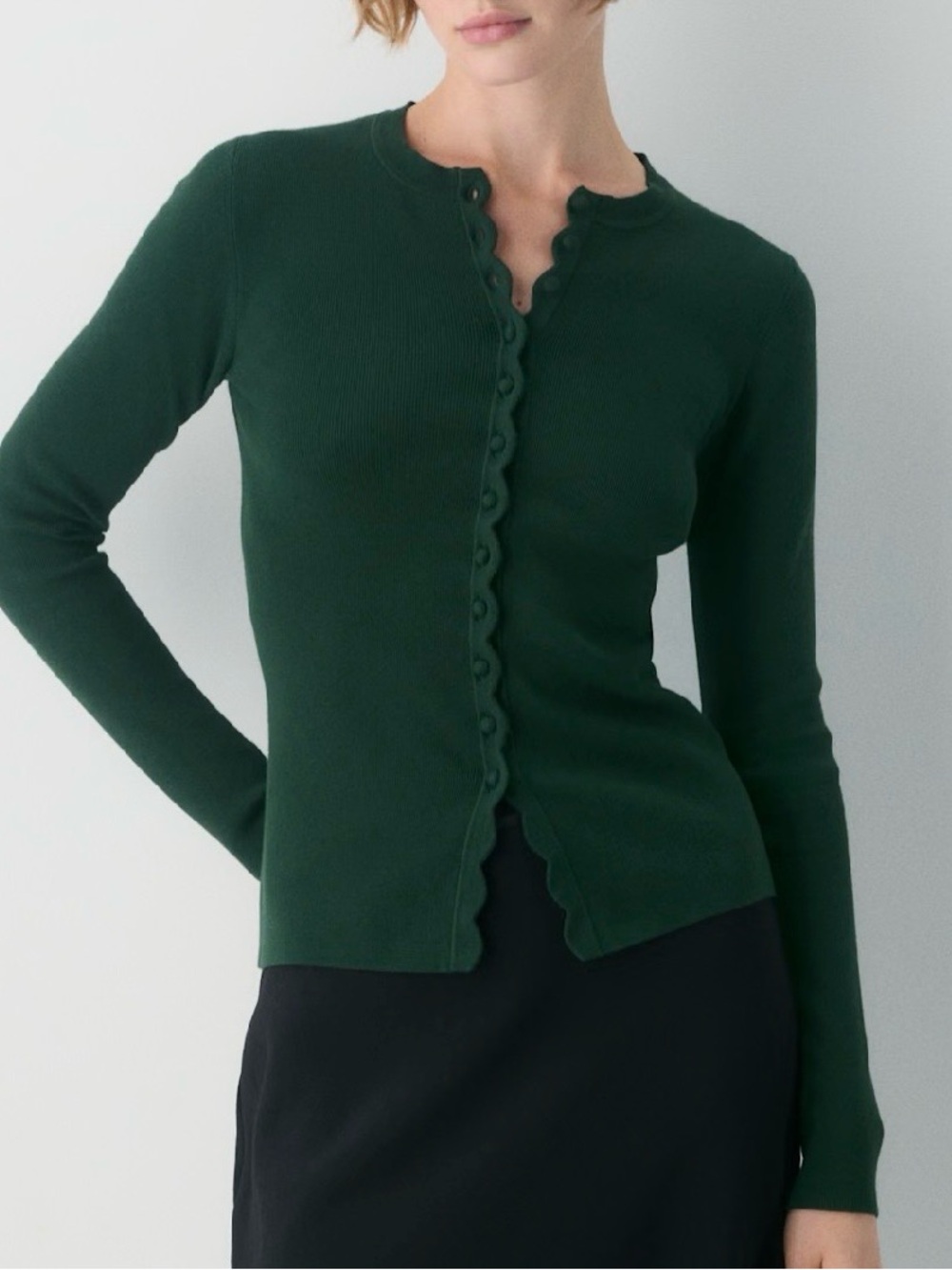 Aritzia Wilfred Shelly Cardigan in SCARAB